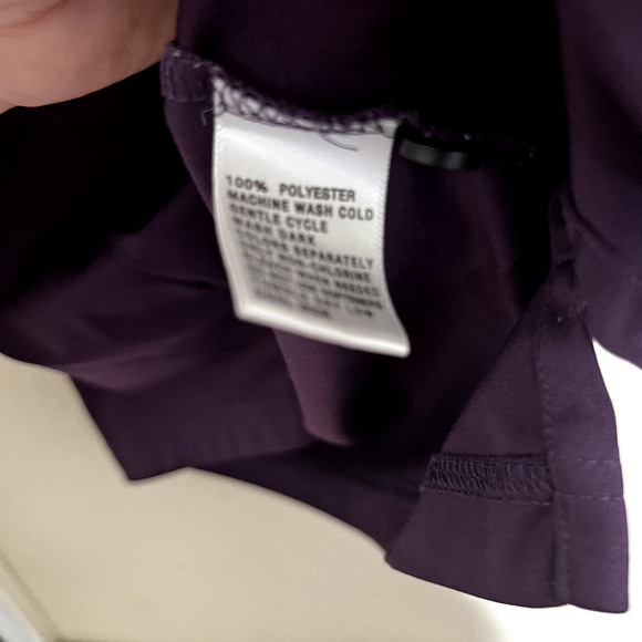 Greg Norman ML75 Polo Golf Shirt Play Dry Men's Small Purple Performance - Picture 5 of 6